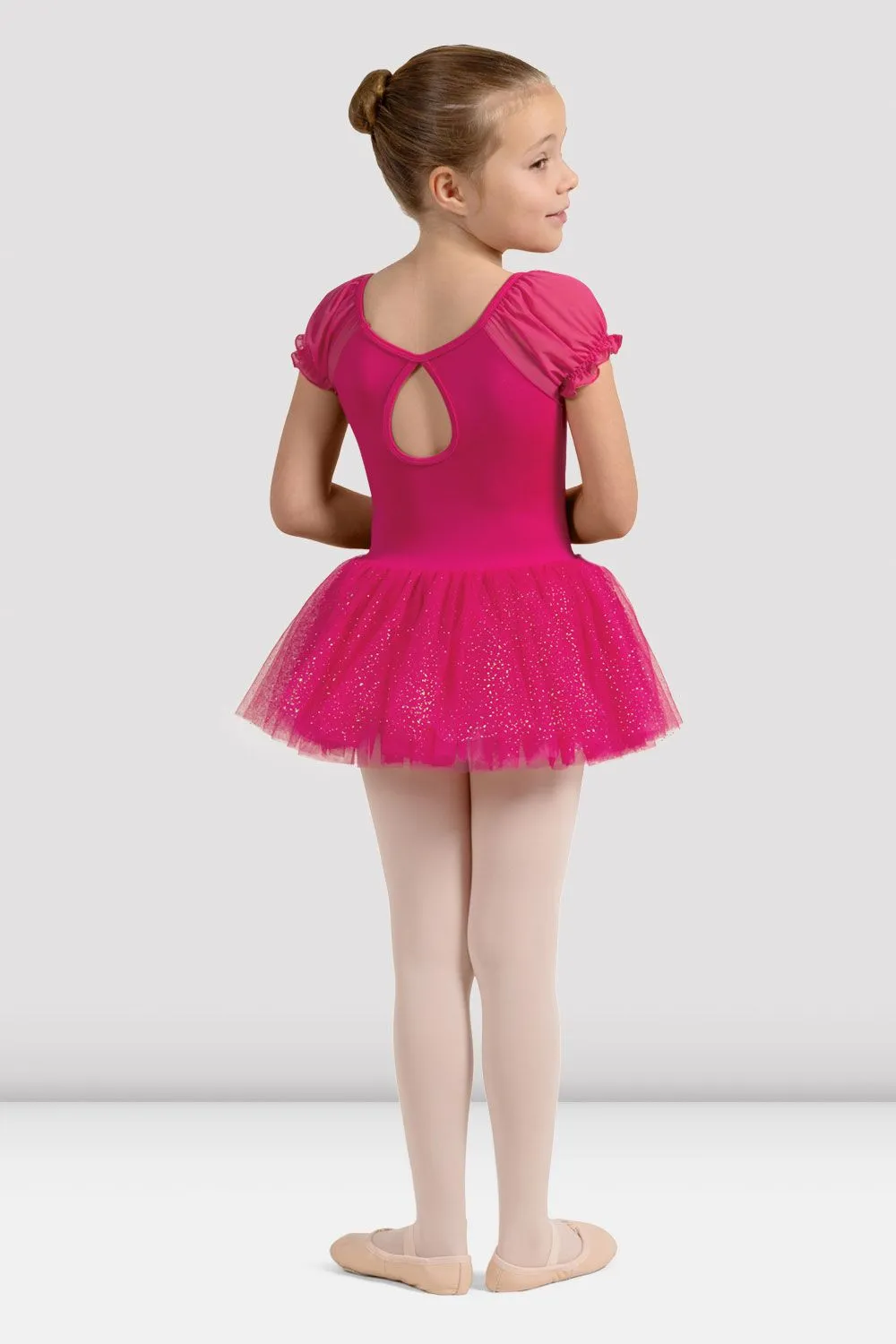 Girls Mirella Miami Cap Sleeve Tutu Dress