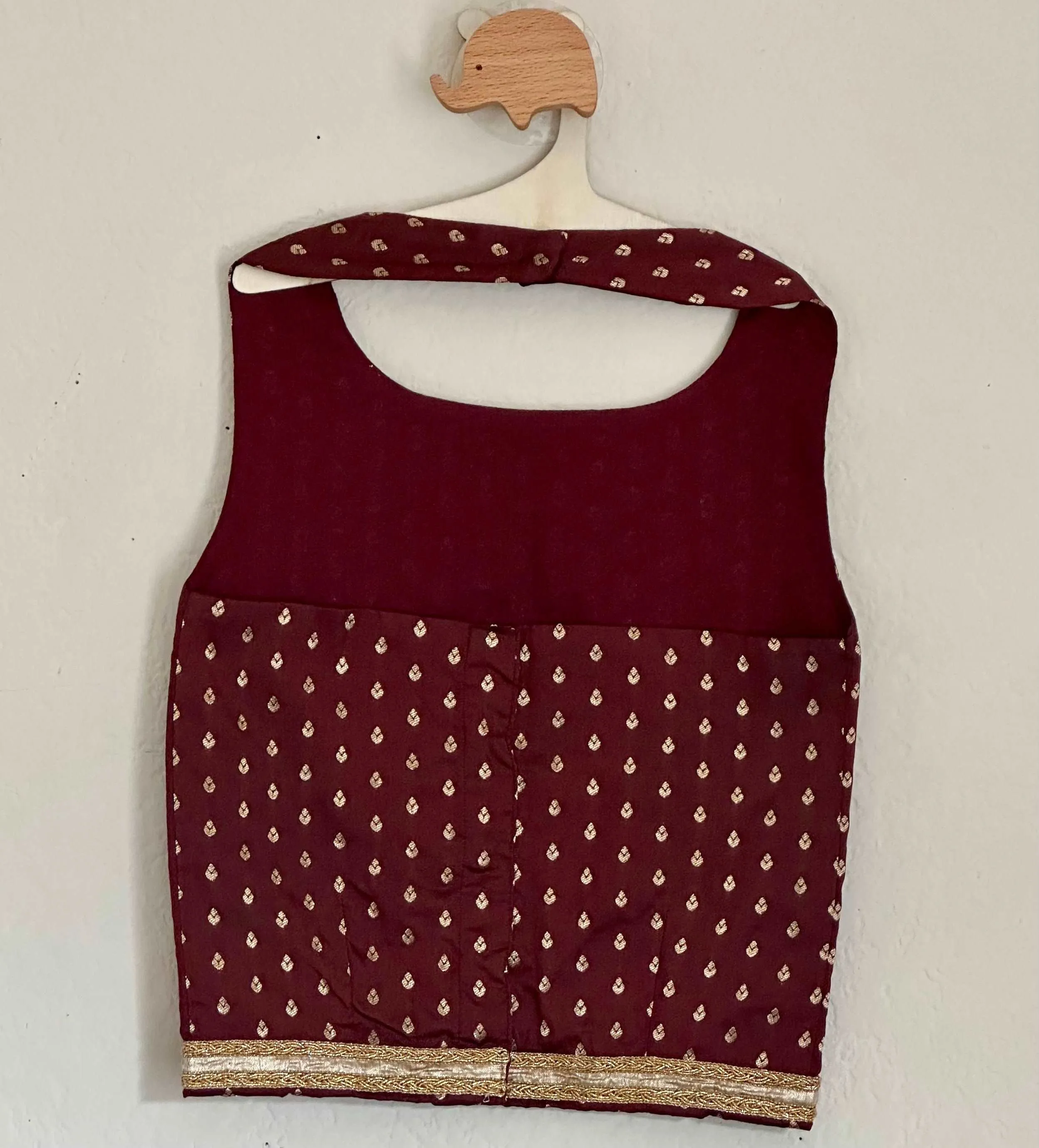 Halter Neck Crop Top 2with Cotton Skirt | 4-5 Yrs