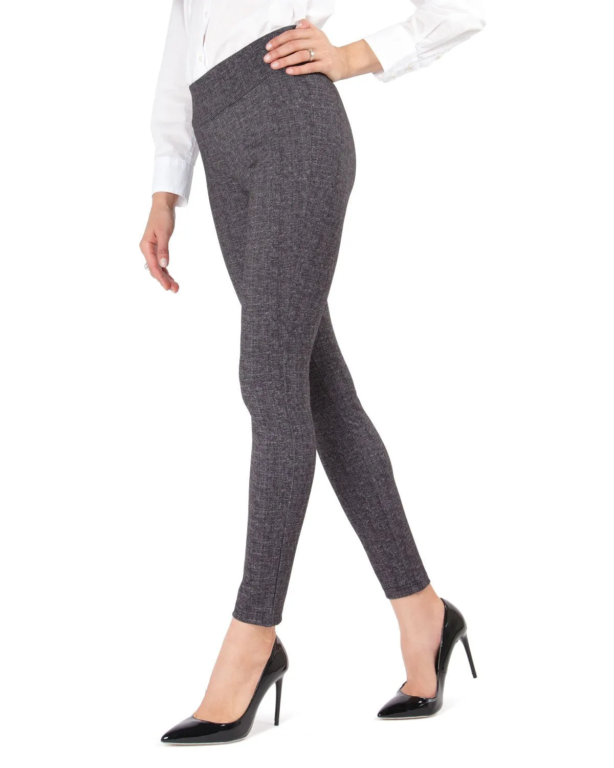 Heathered Tweed Shaping Leggings