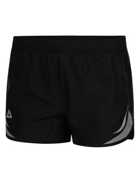 Herren Funktions Laufshorts Comfort Line Schwarz Grau