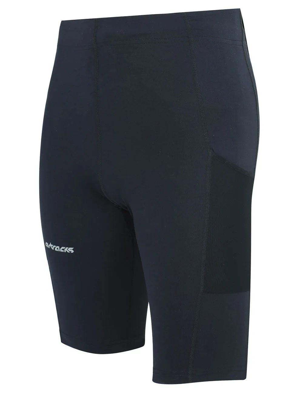 Herren Laufhose Tight Kurz Pro Team Schwarz