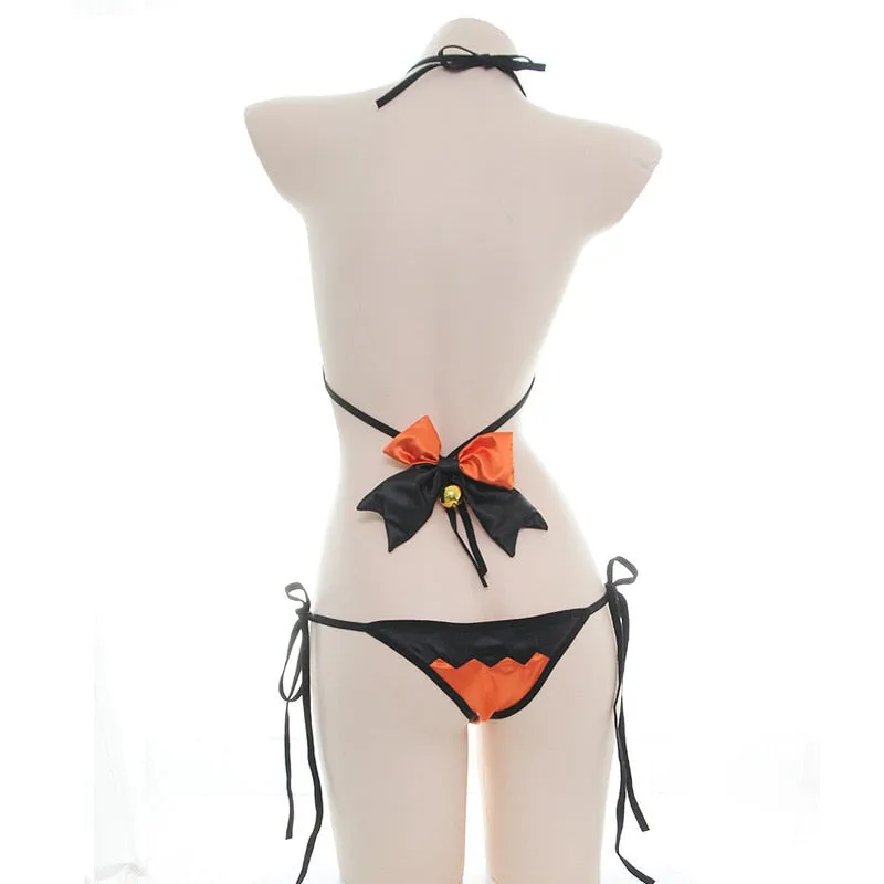 Jack-o-lantern Lingerie Set