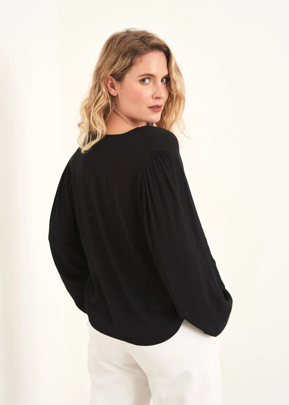 JANE CREPE SHIRT