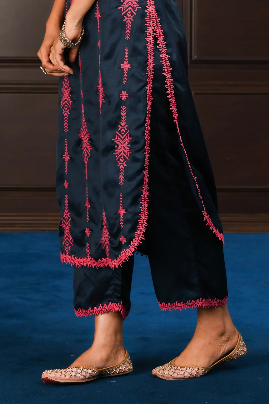 Japanese Silk Dita Kurta with Dita pyajamas