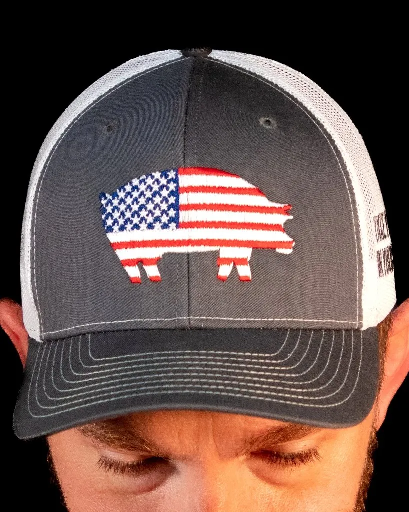 Killer Hogs Grey American Hog Hat