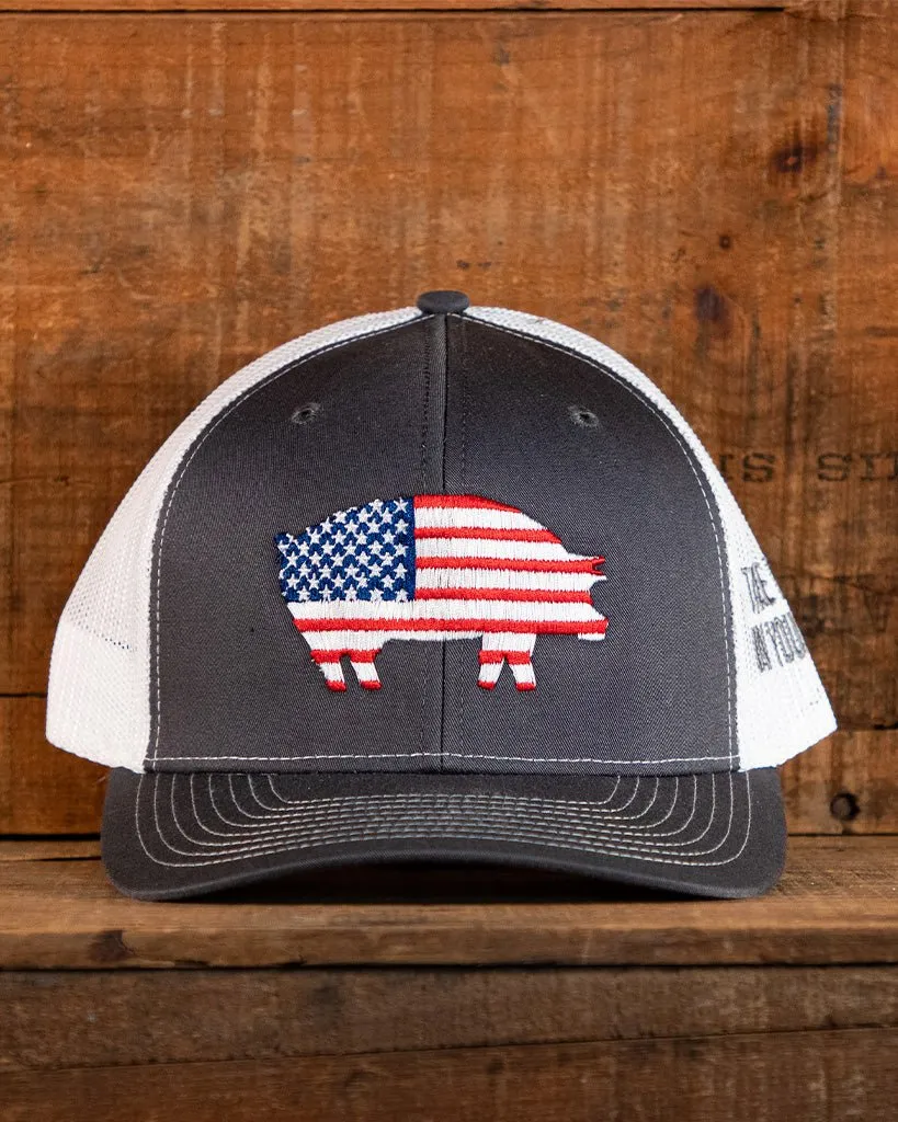 Killer Hogs Grey American Hog Hat