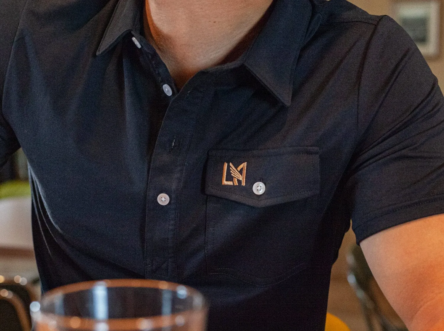 LAFC - Performance Players Shirt - LA - Black