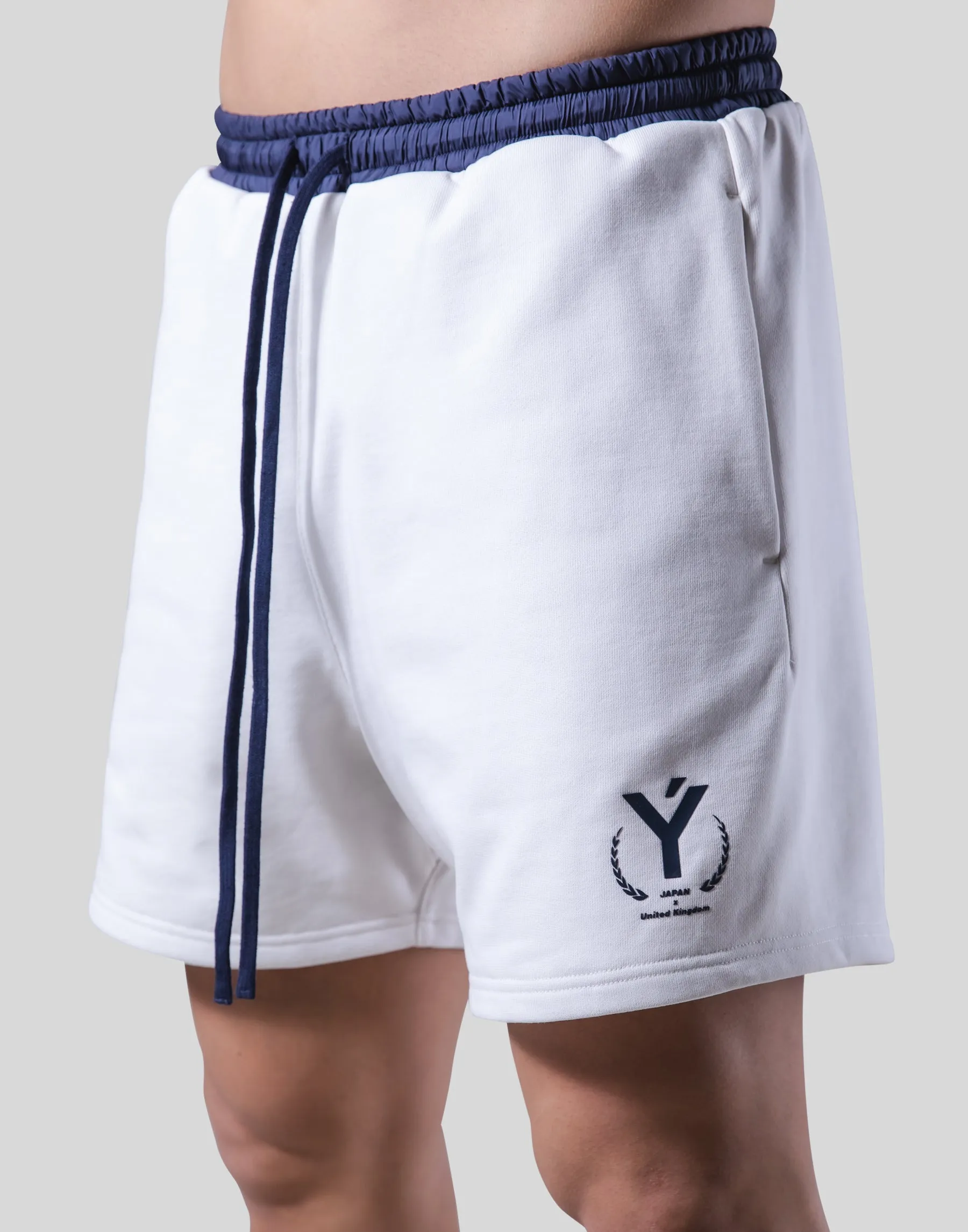 Laurel Y Sweat Shorts - White