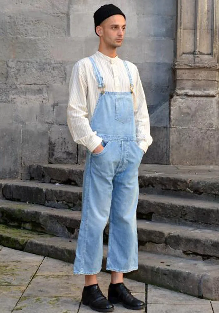 LEVI'S VINTAGE CLOTHING BIBS & BRACE OVERALL DENIM LIGHT BLUE