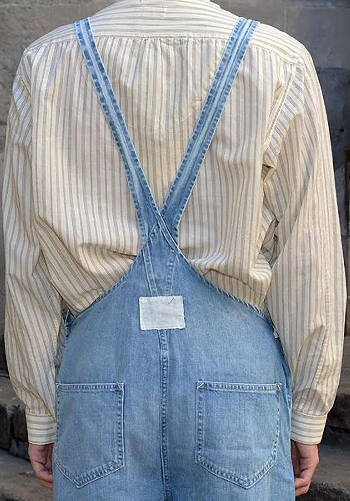 LEVI'S VINTAGE CLOTHING BIBS & BRACE OVERALL DENIM LIGHT BLUE