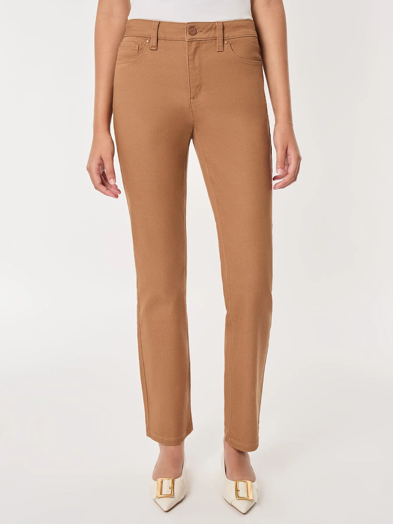 Lexington Straight Leg Jeans, Caramel