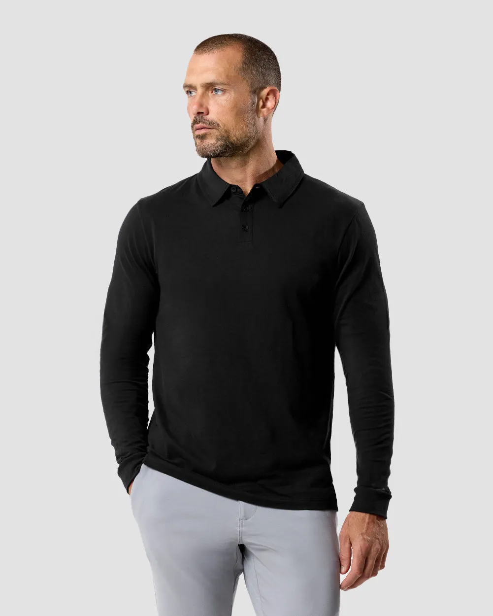 Long Sleeve Polo