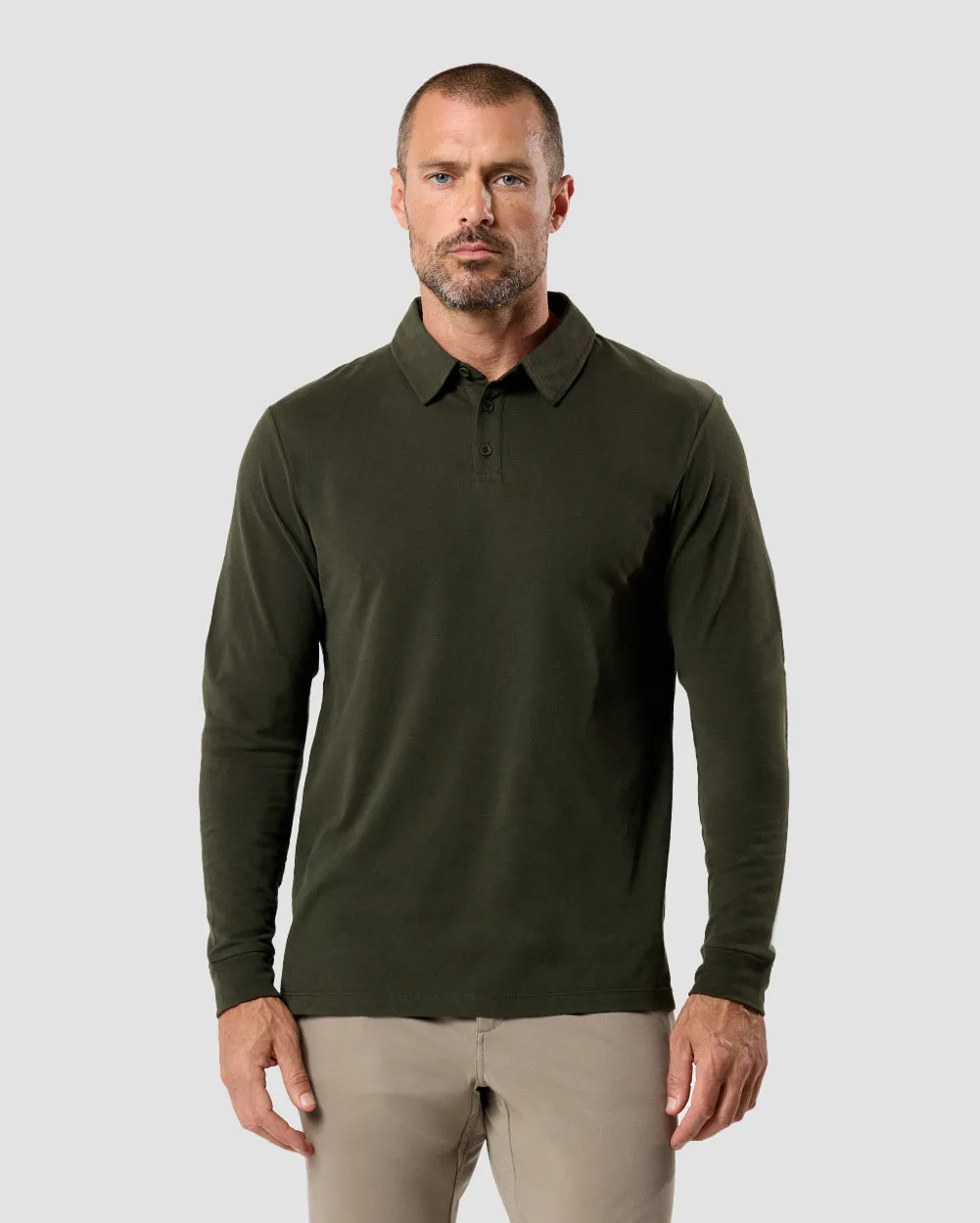 Long Sleeve Polo