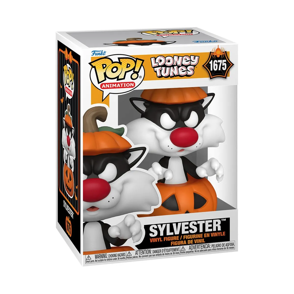 Looney Tunes Halloween Sylvester with Pumpkin Funko Pop! Vinyl Figure #1675