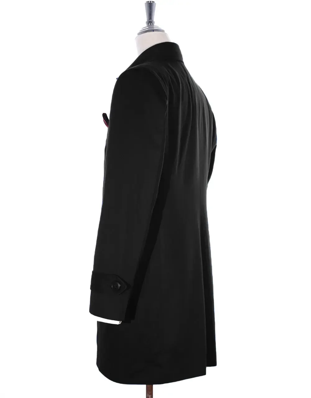 Mac Coat Men's | Tailor Made Vintage Style Original Black Mac Coat