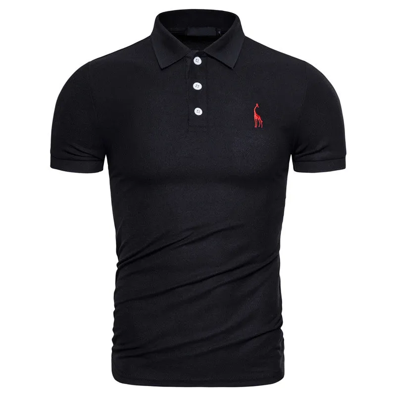 Men Solid Casual 100% Cotton Polo Shirt