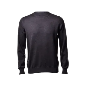 MERINO WOOL MENS CREW NECK PULLOVER