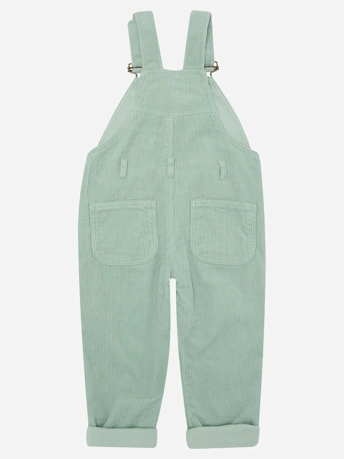 Mint Chunky Cord Dungarees