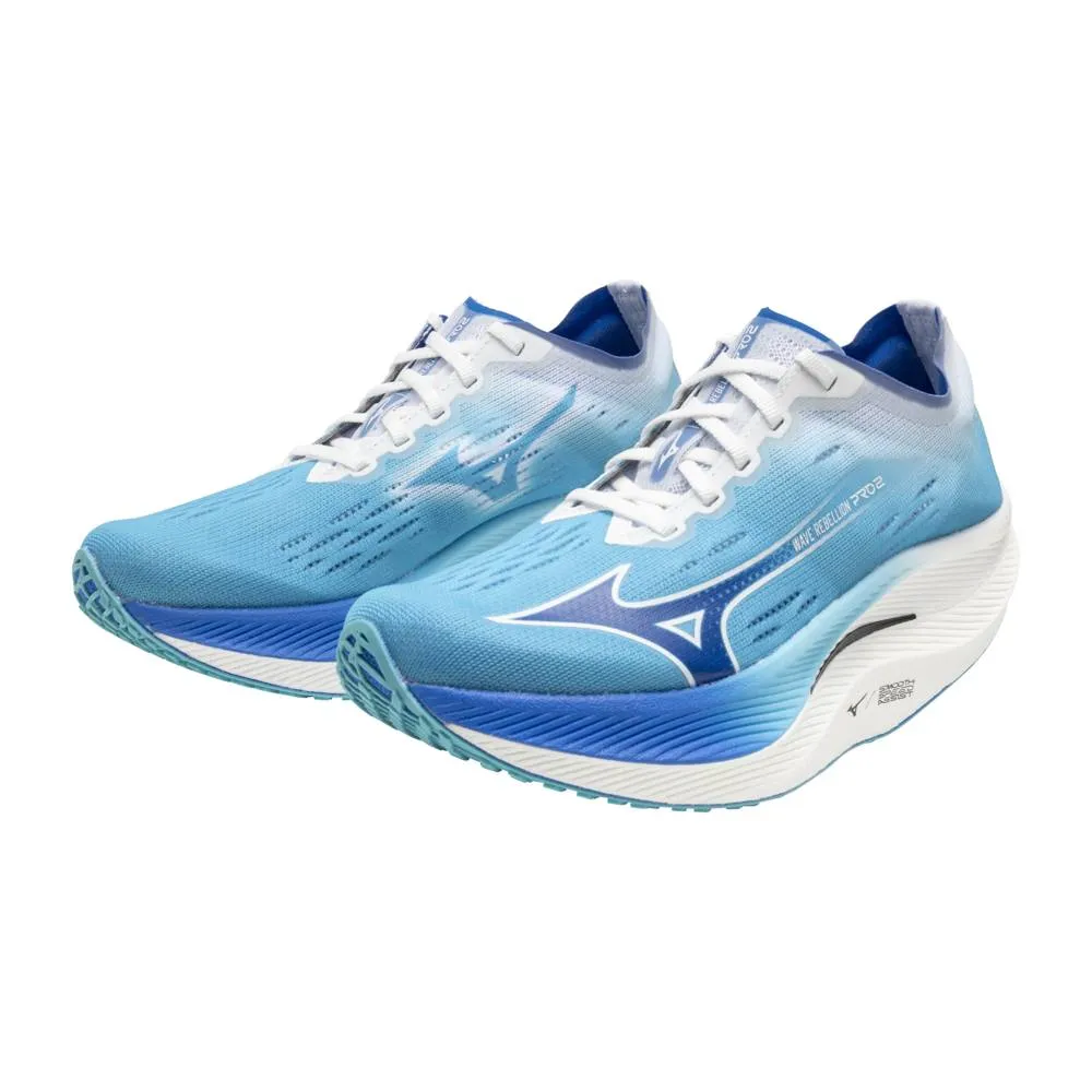 Mizuno Wave Rebellion Pro 2 (Womens) - River Blue/Mugen Blue/White