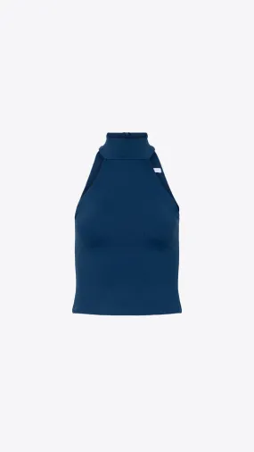 Mock Neck Sleeveless Top - Stratus