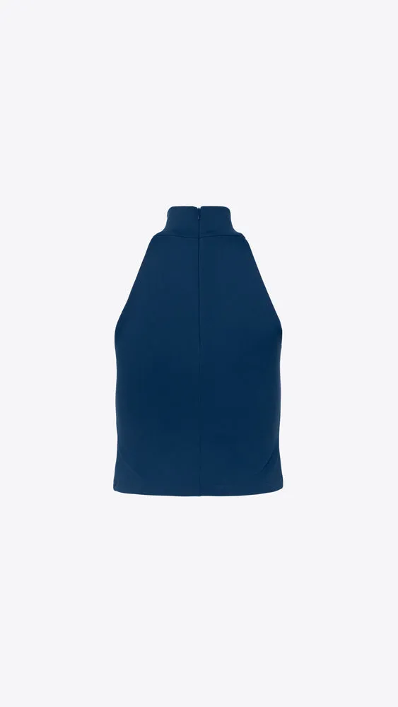 Mock Neck Sleeveless Top - Stratus