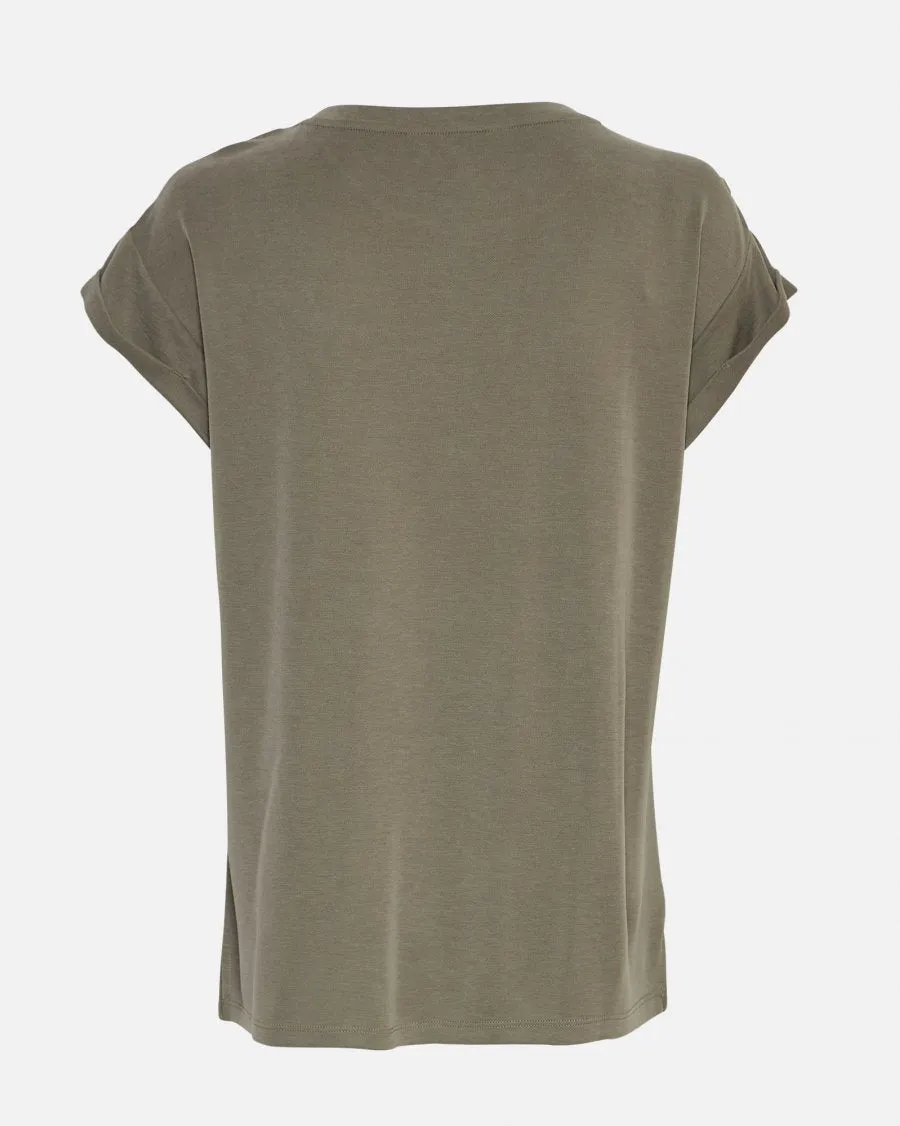 MSCH Birdia Lynette Tee in Mulled Basil Khaki