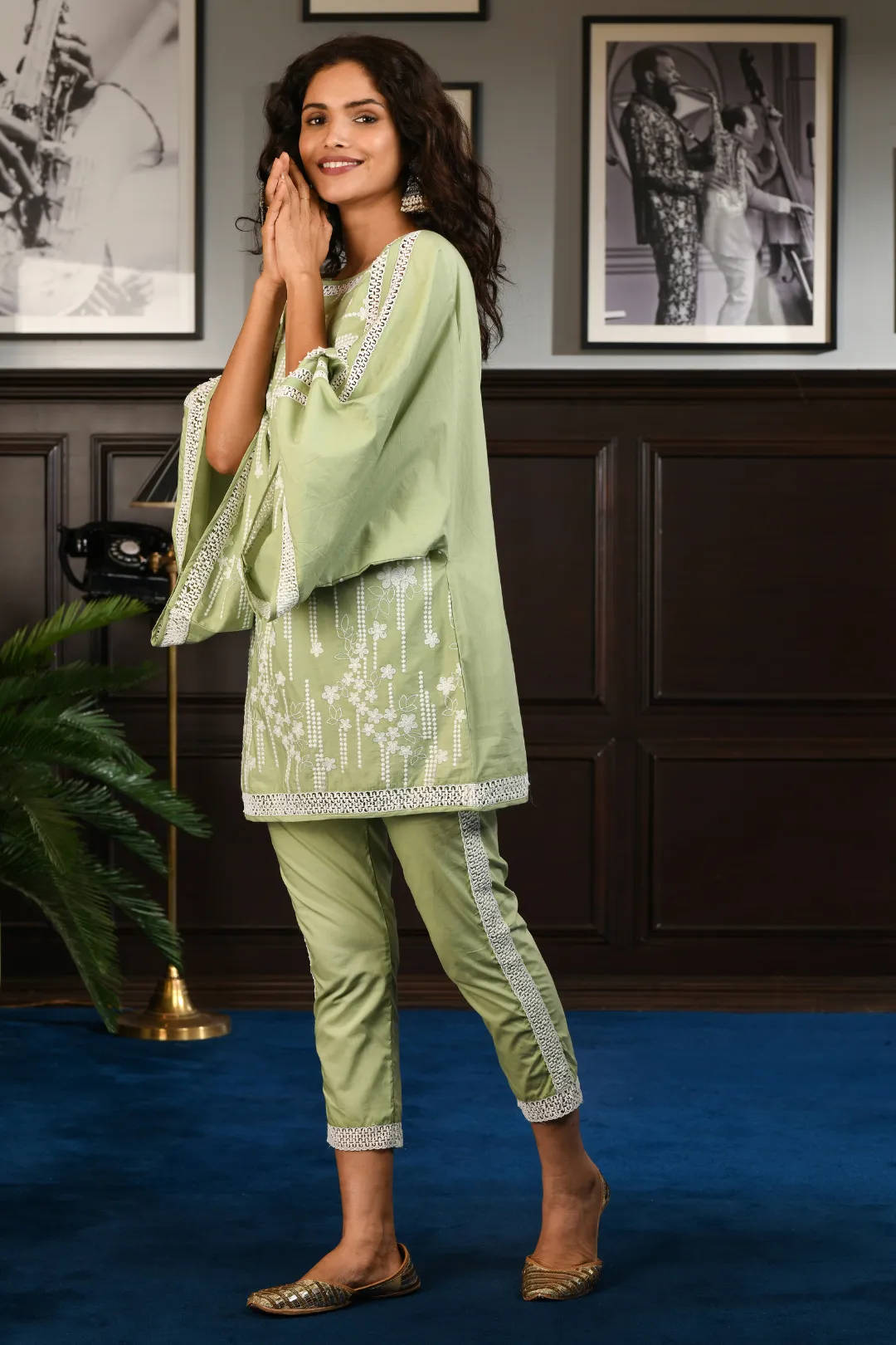 MULMUL COTTON JOYCE KURTA WITH JOYCE pyajama