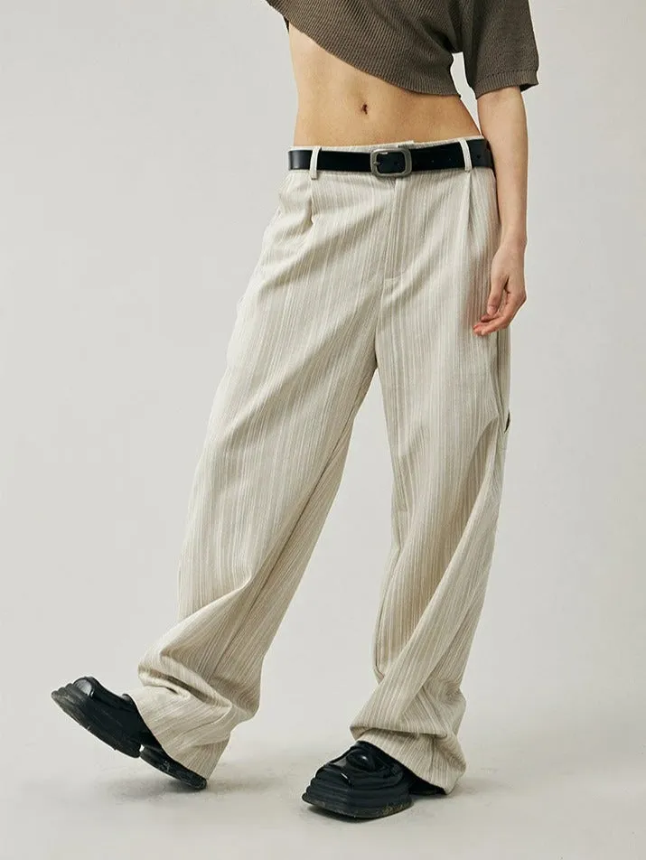 Multi Pocket Pinstripe Pants