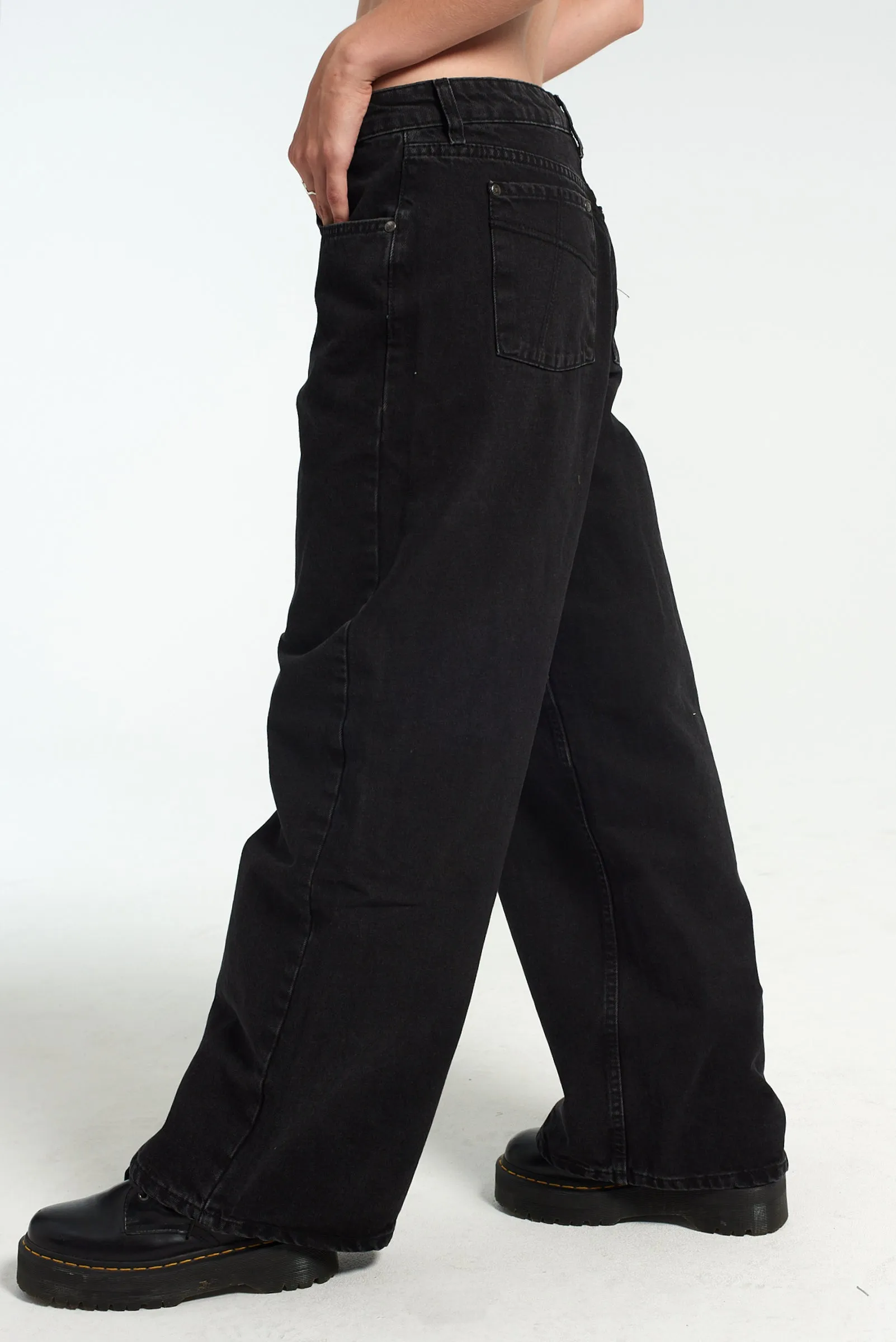 Organic Release Jean Charcoal