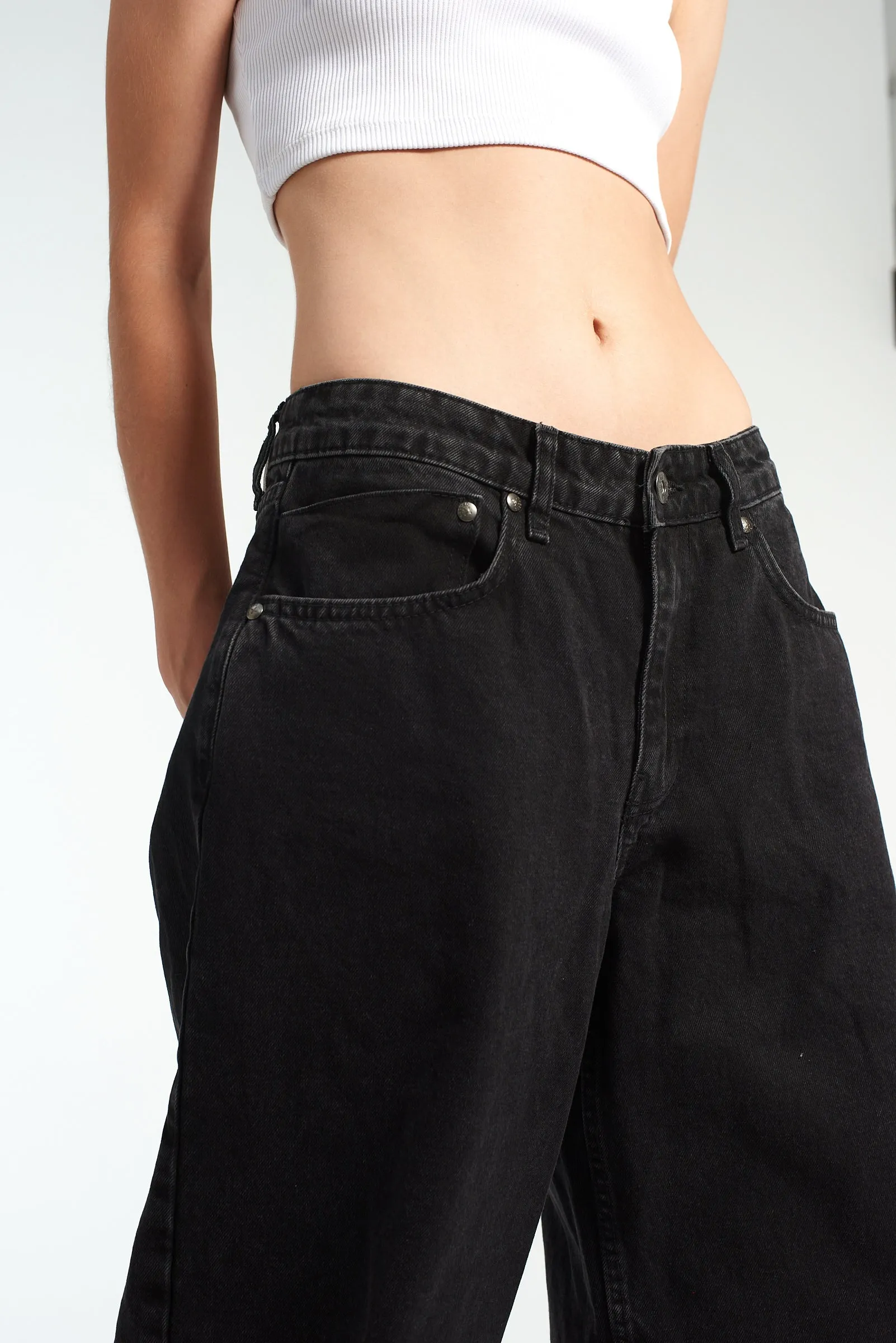 Organic Release Jean Charcoal