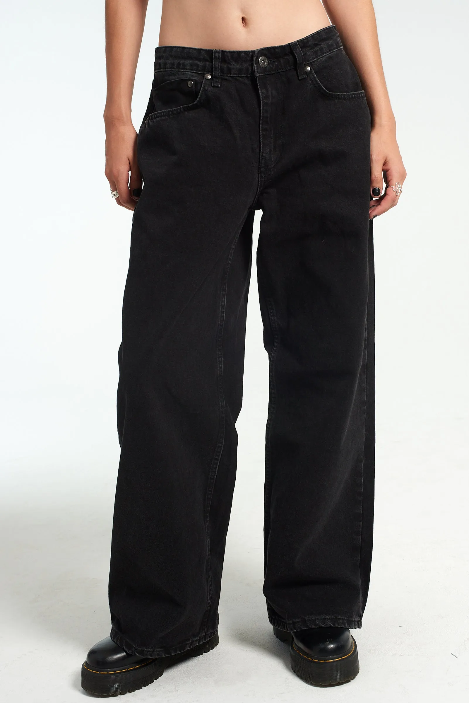 Organic Release Jean Charcoal