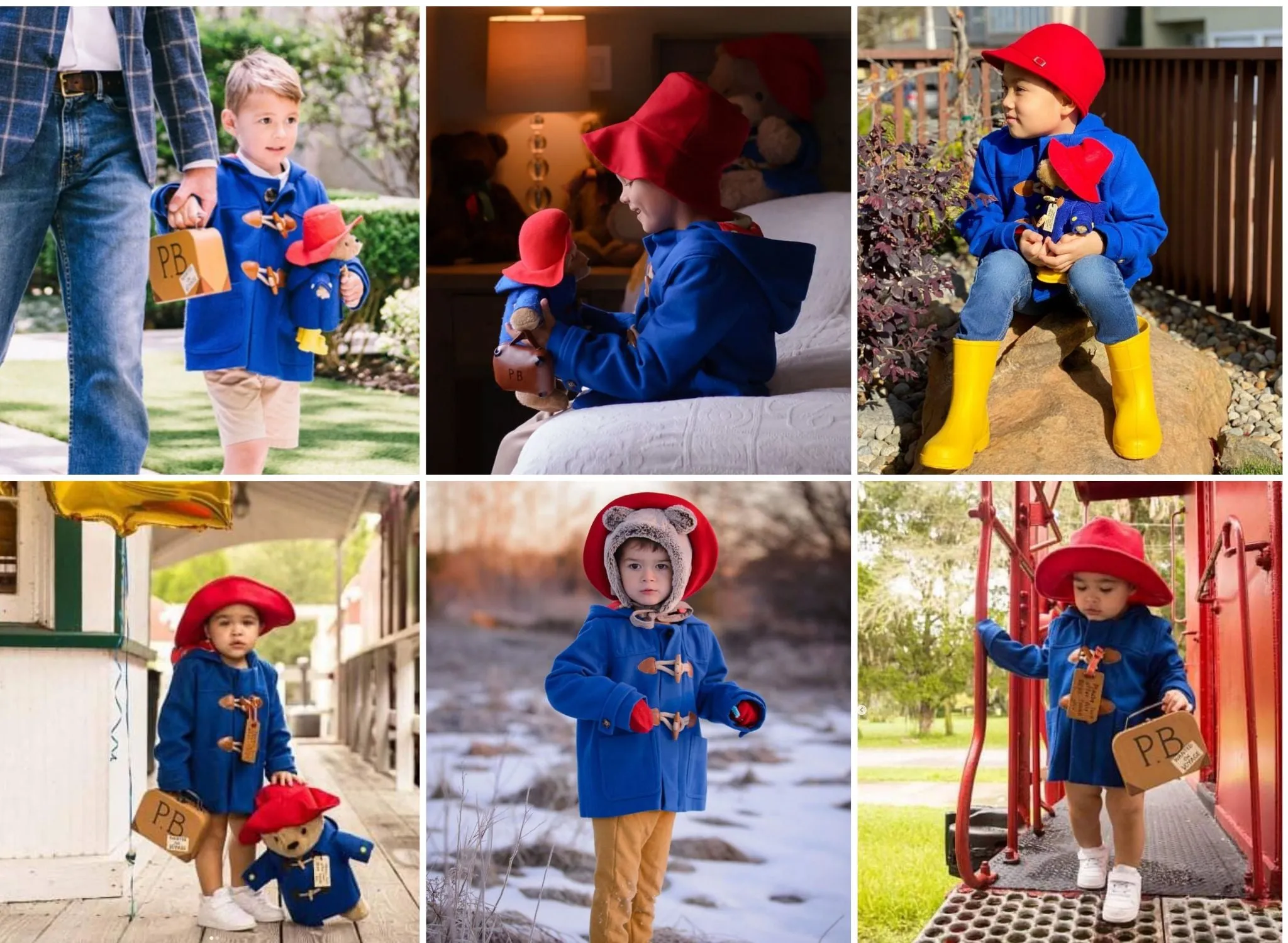 Paddington Gift Set: Classic Wool Duffle Coat with 10" Soft Toy