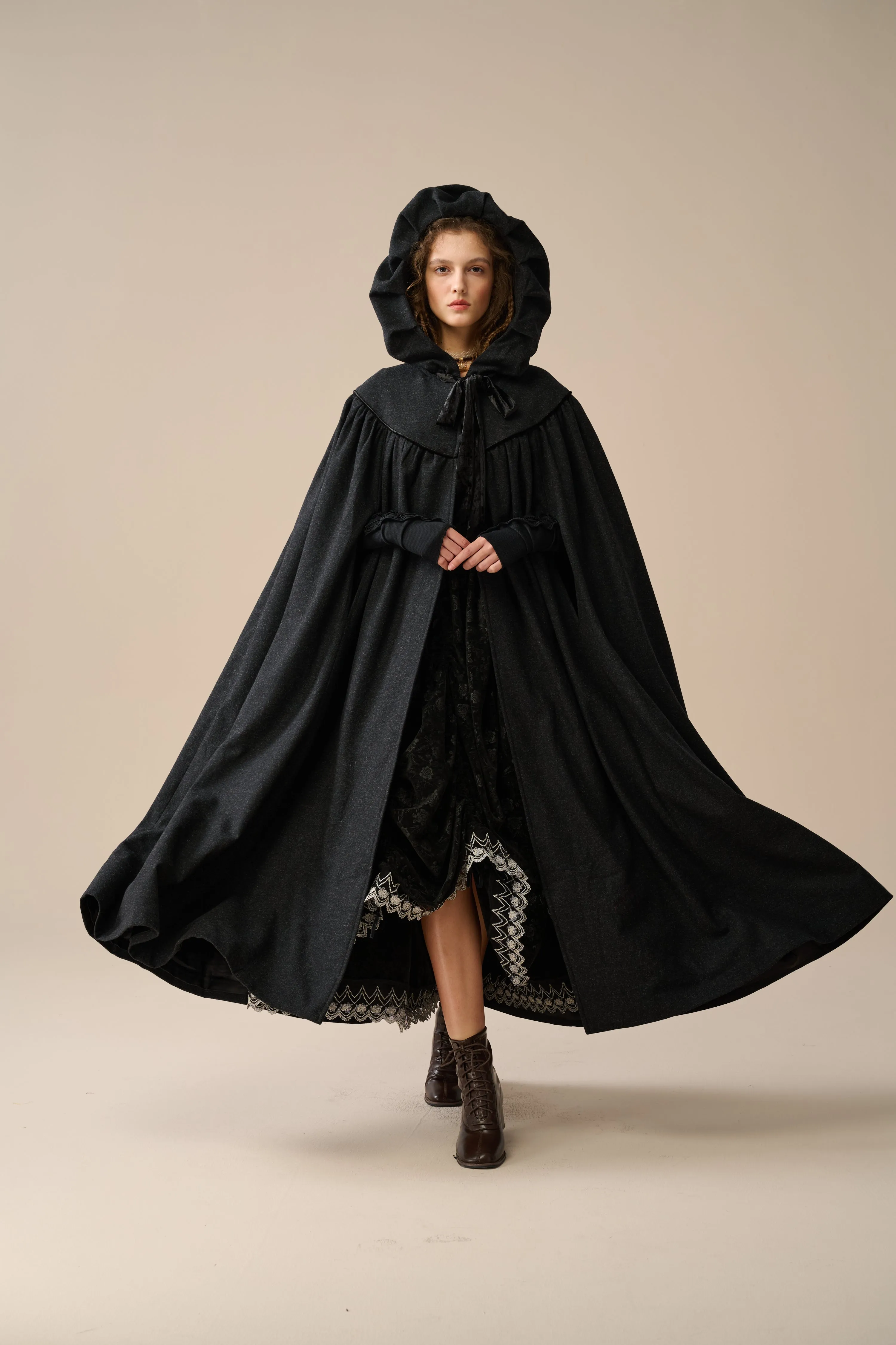 Perfumer 33 | hooded wool cloak