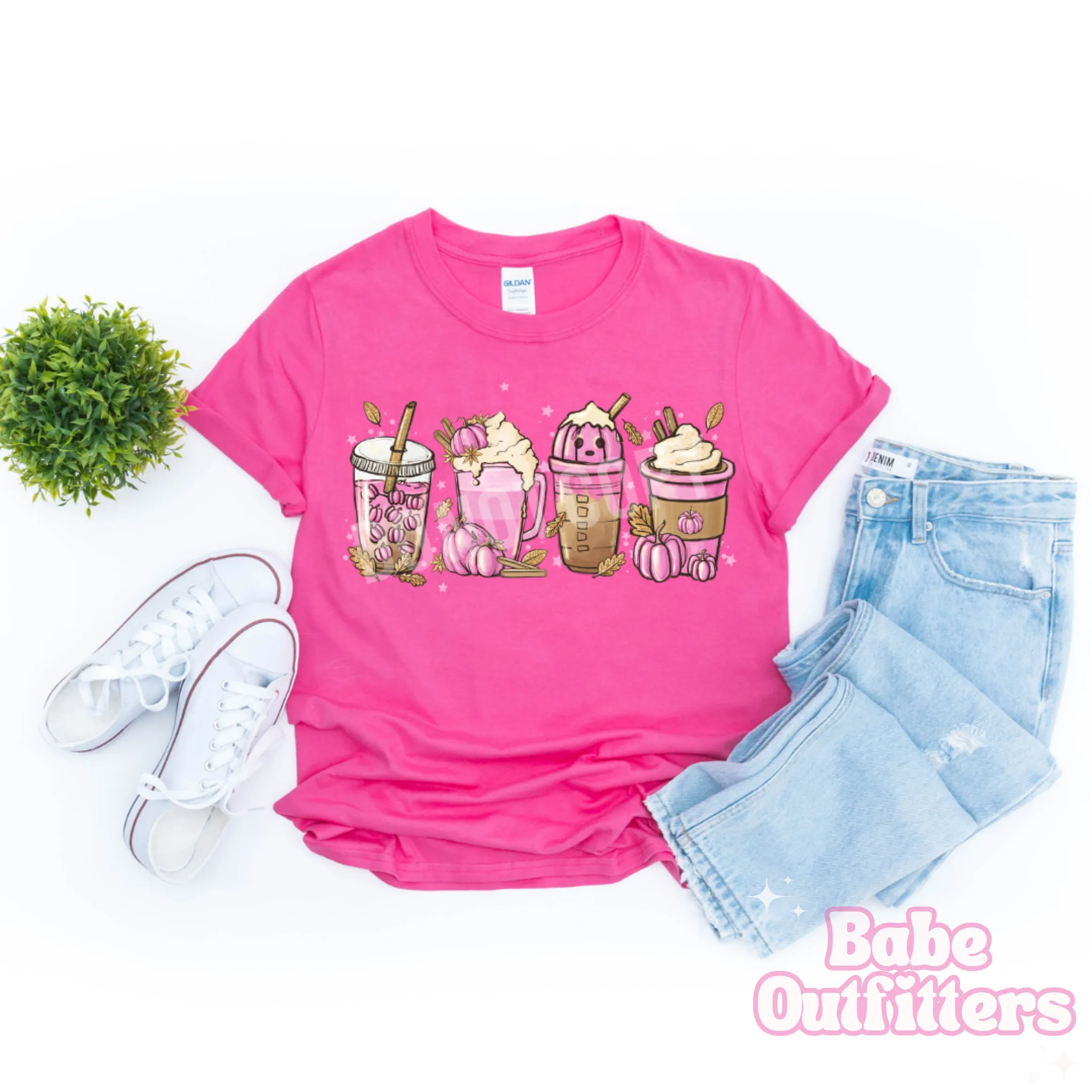 Pink Pumpkin Latte Tee