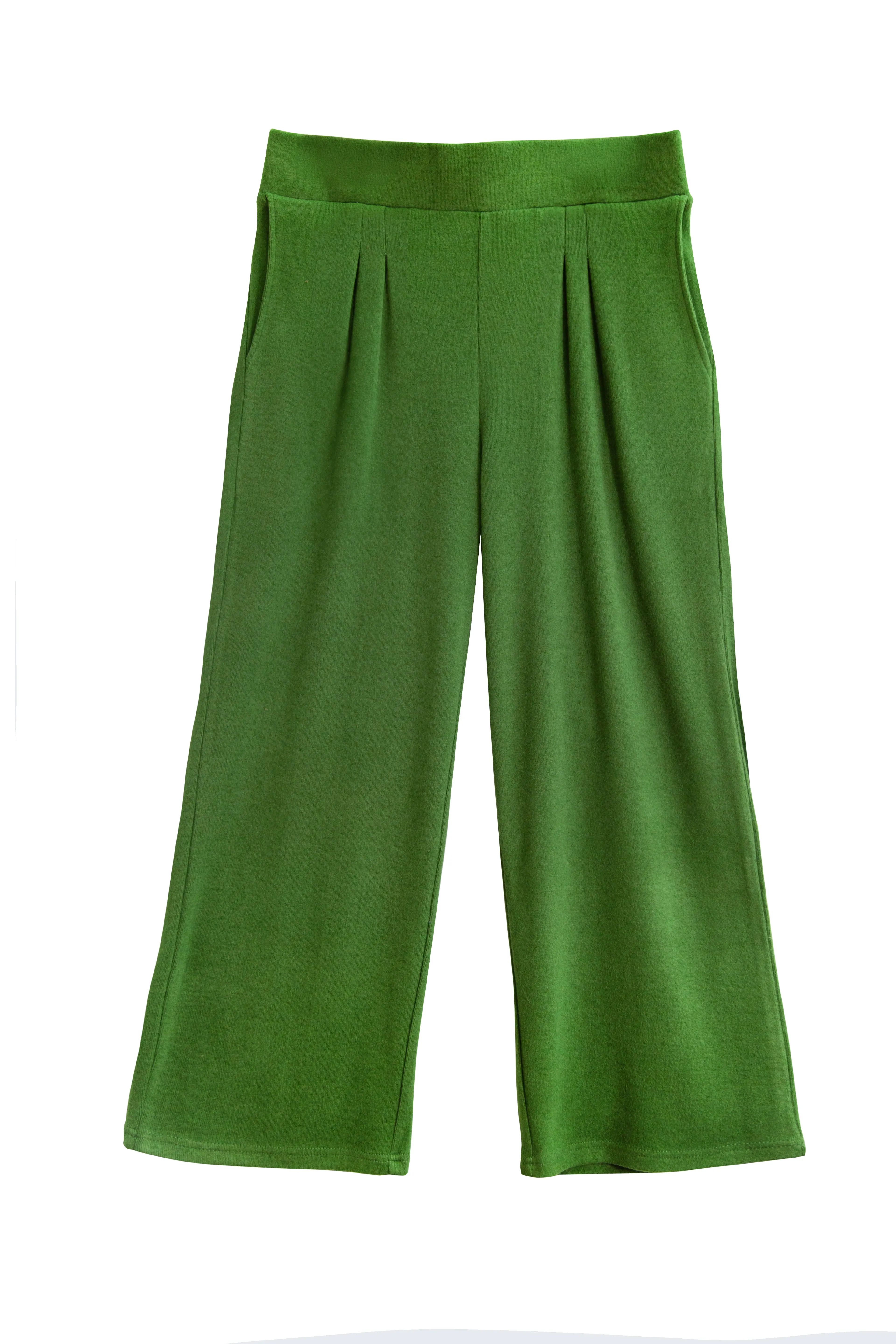 Plus Size Comfort Luxe Collection Cozy Knit Palazzo Pants