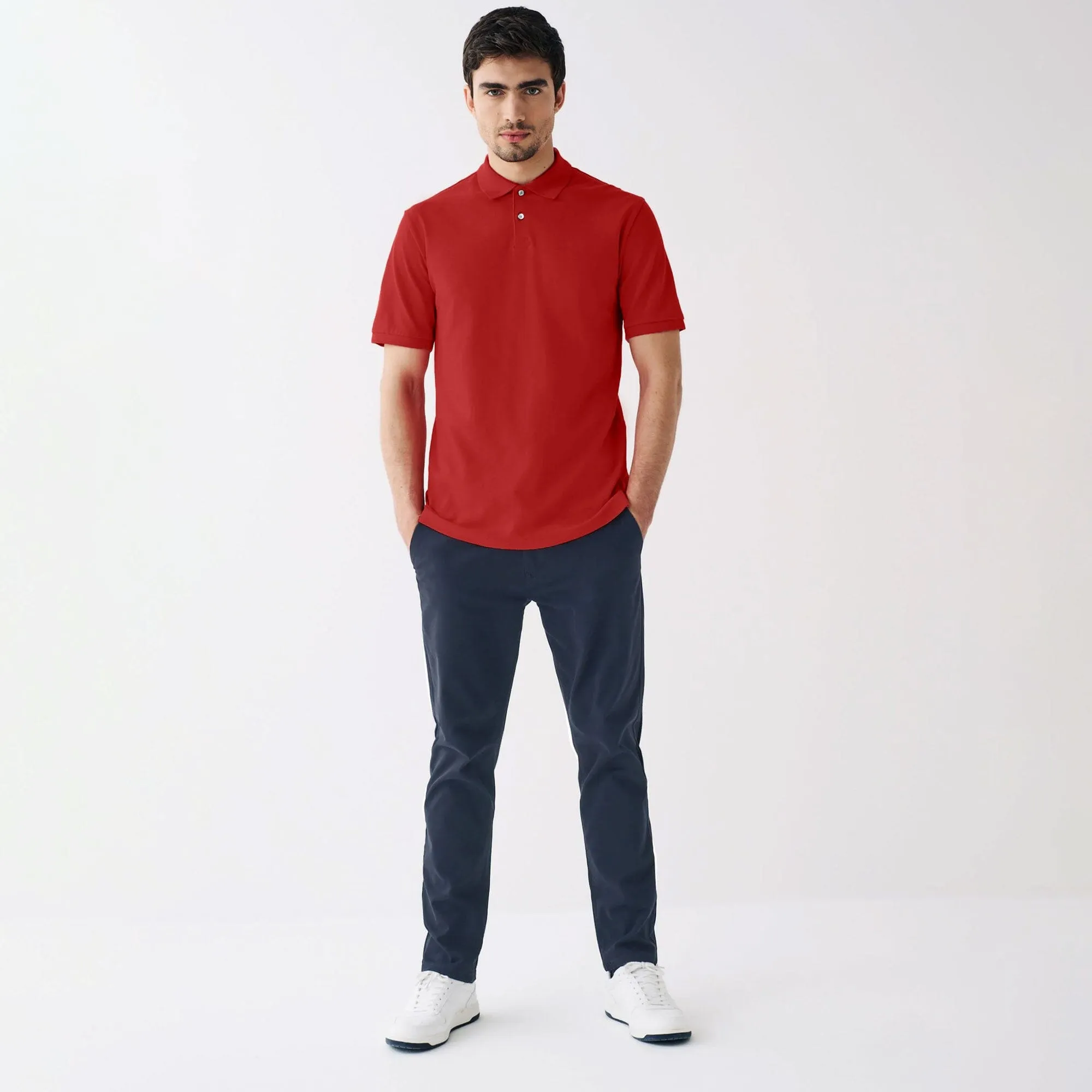 Polo Republica Men's Essentials Short Sleeve Polo Shirt