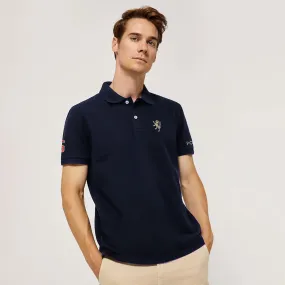 Polo Republica Men's Lion 5 & Polo Embroidered Short Sleeve Polo Shirt