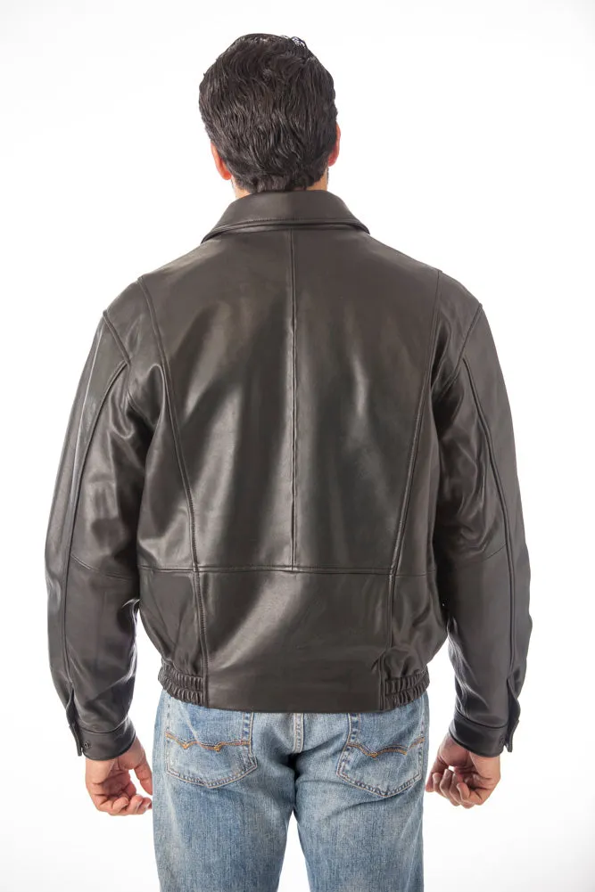 REED Men's New Zealand Lambskin Leather Jacket - Imported