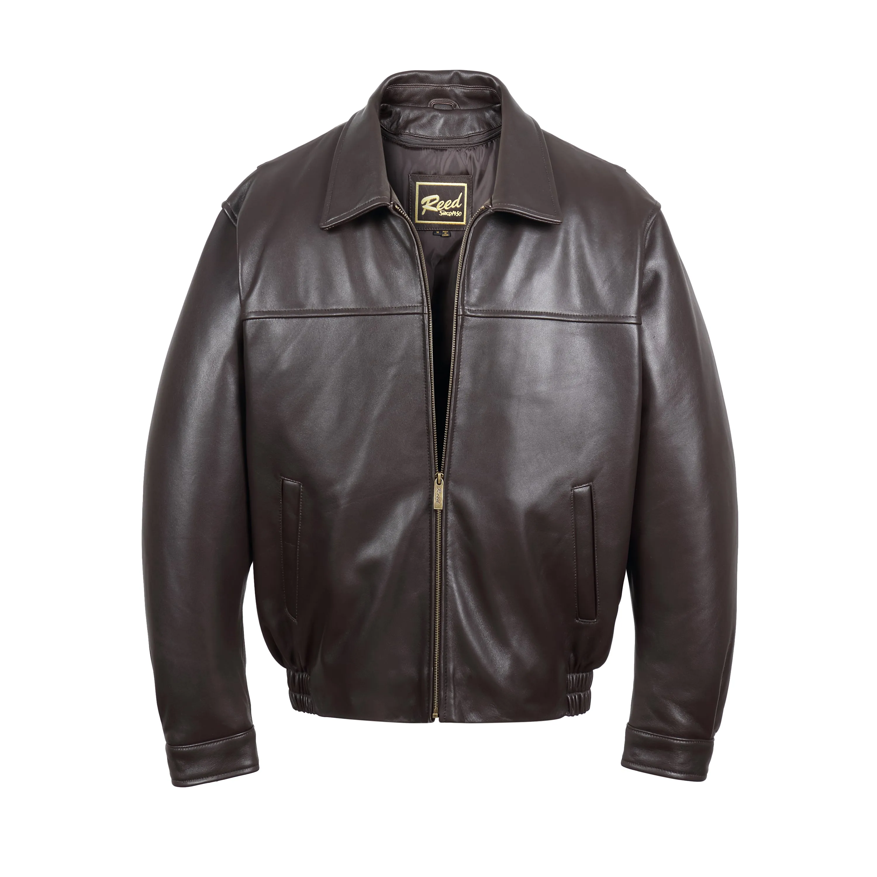 REED Men's New Zealand Lambskin Leather Jacket - Imported