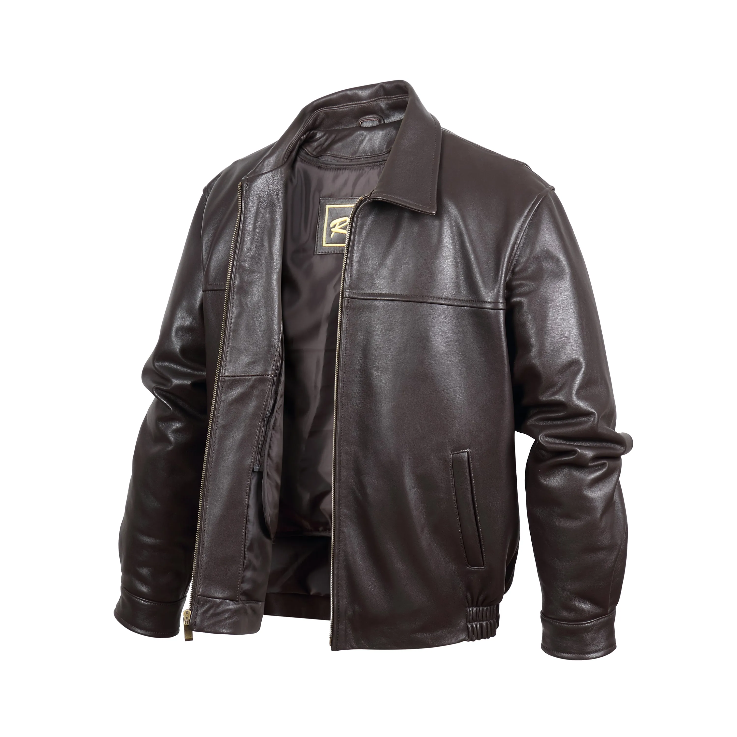 REED Men's New Zealand Lambskin Leather Jacket - Imported