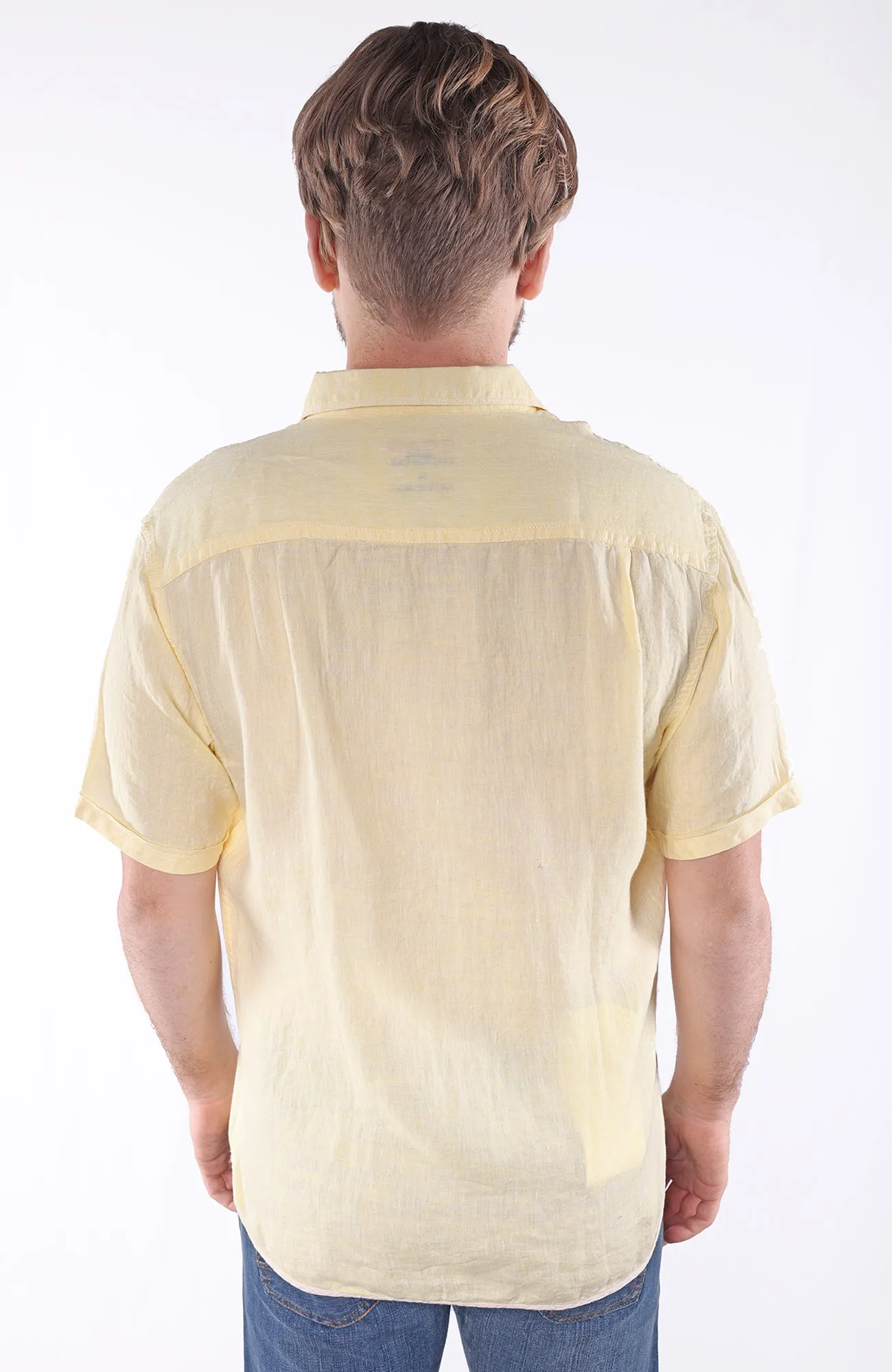 RHETT | Woven Linen Cotton Short Sleeve Shirt