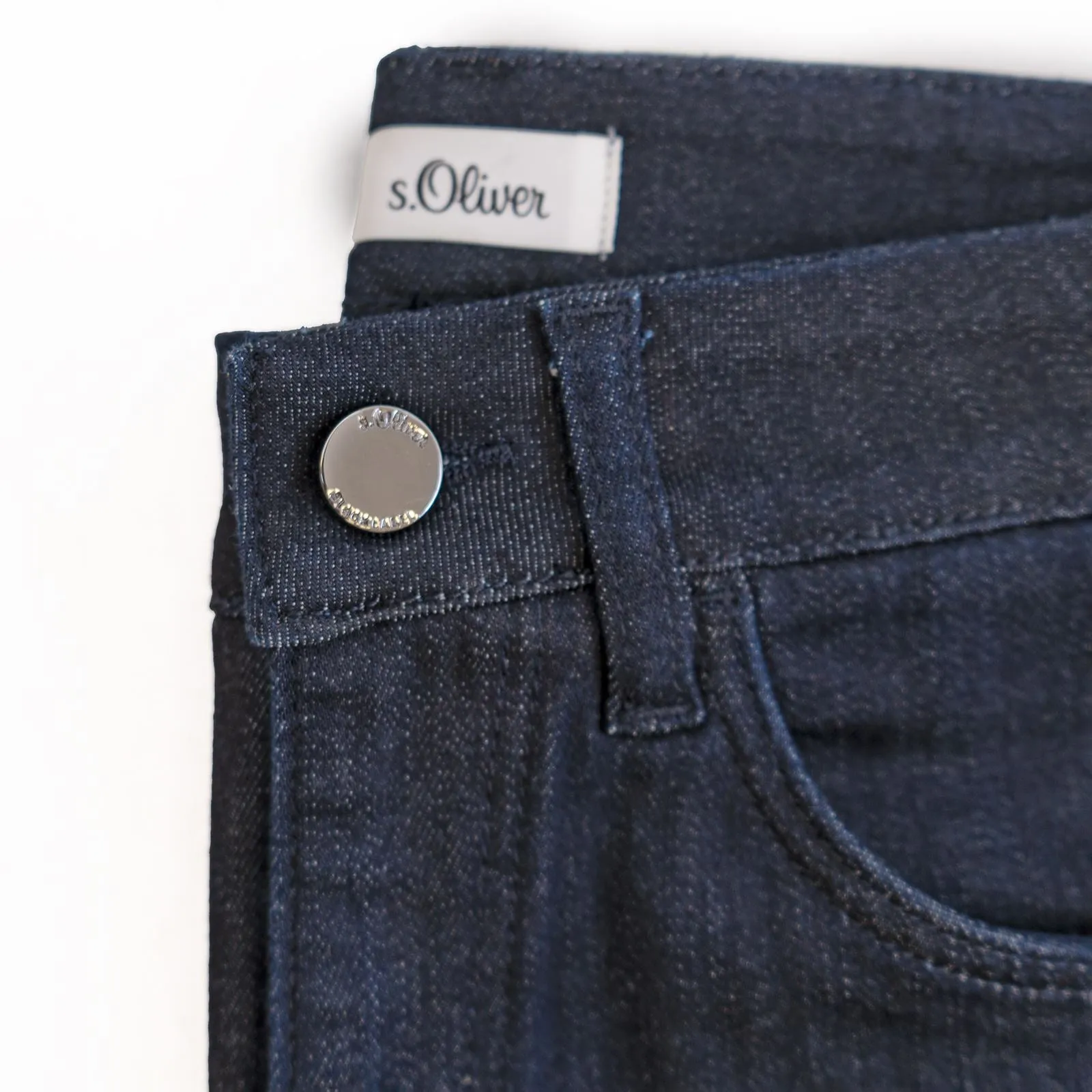 S. Oliver Sienna Dark Indigo Blue High Waist Full Length Skinny Jeans