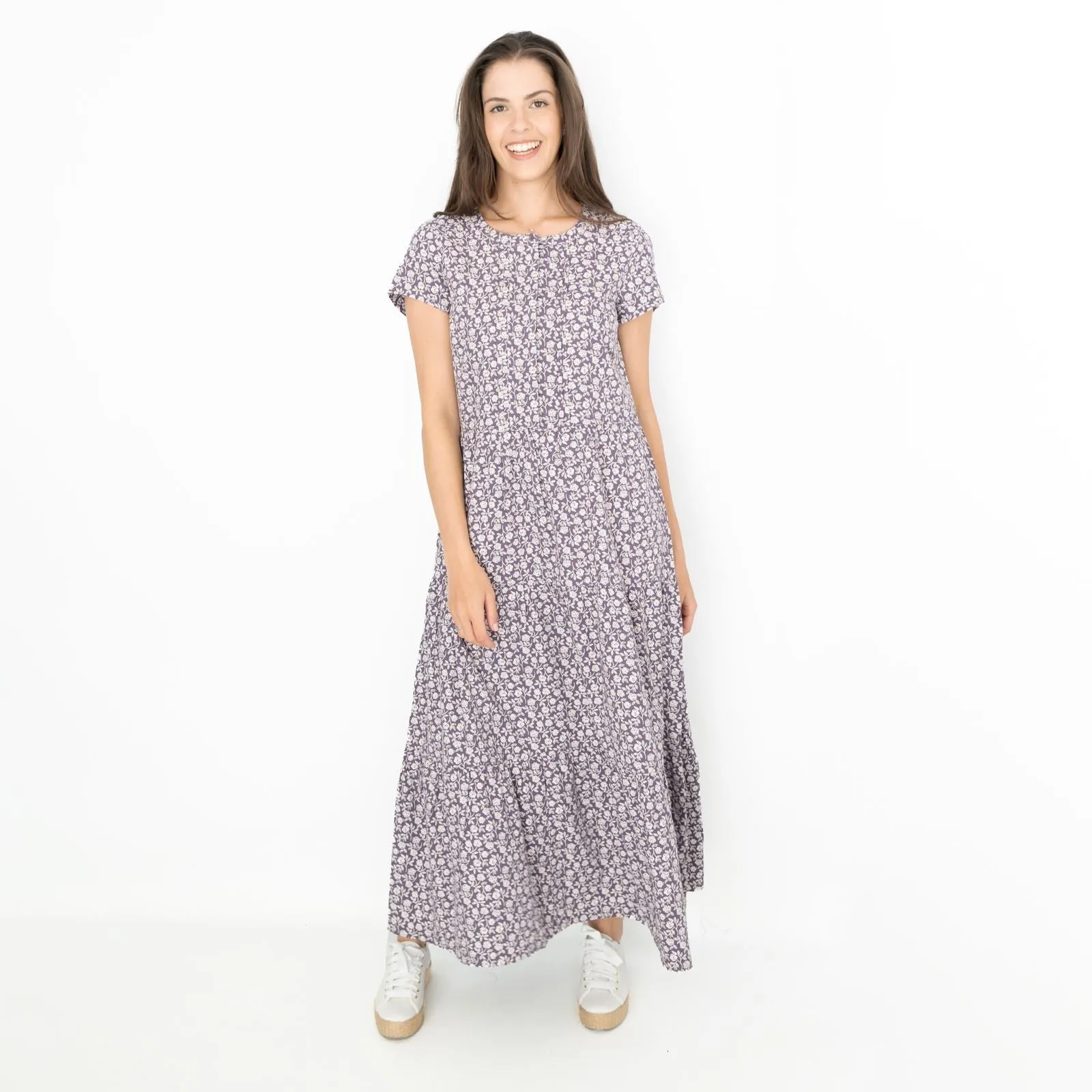 Seasalt New Dance Midi Dress Blossom Lavender