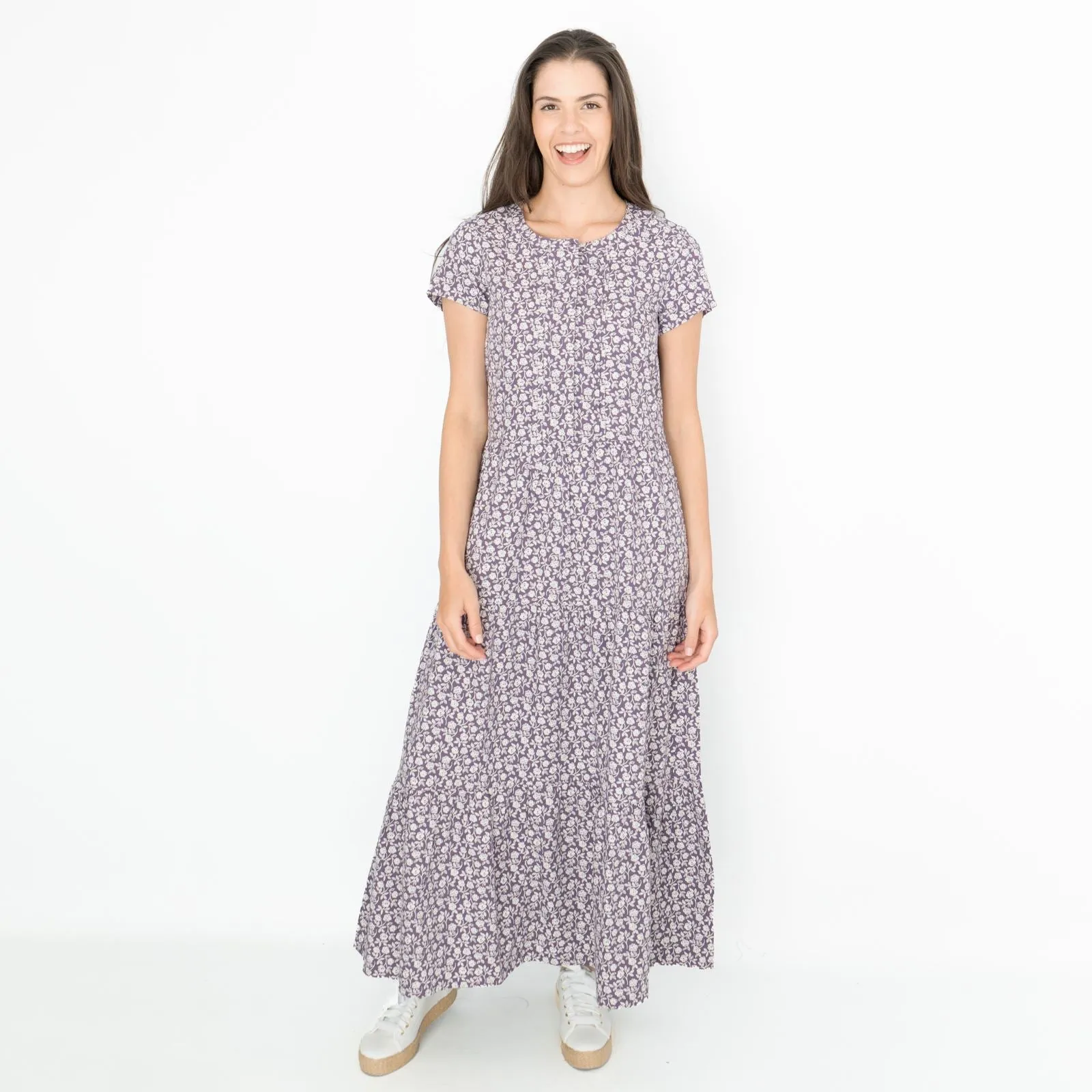 Seasalt New Dance Midi Dress Blossom Lavender