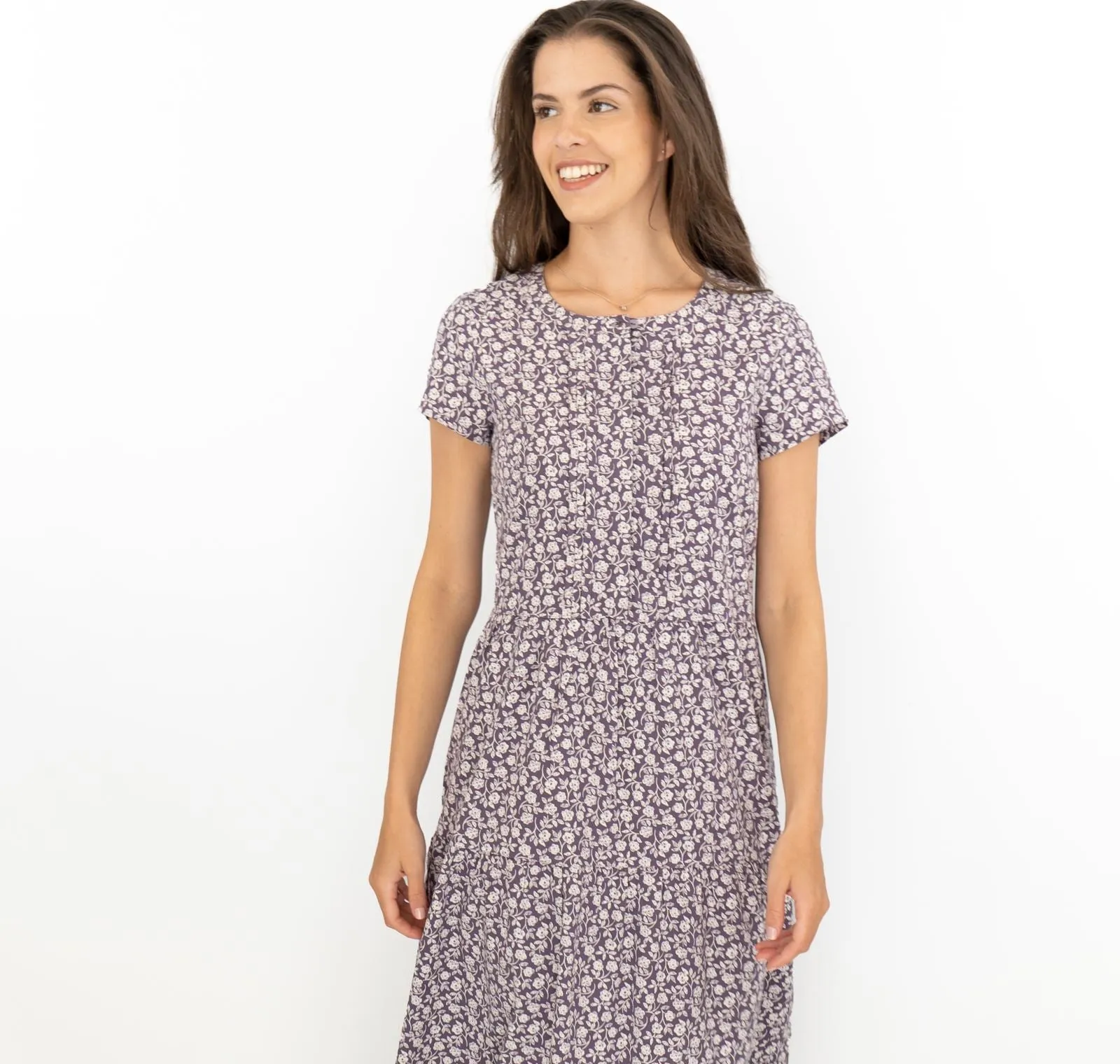 Seasalt New Dance Midi Dress Blossom Lavender