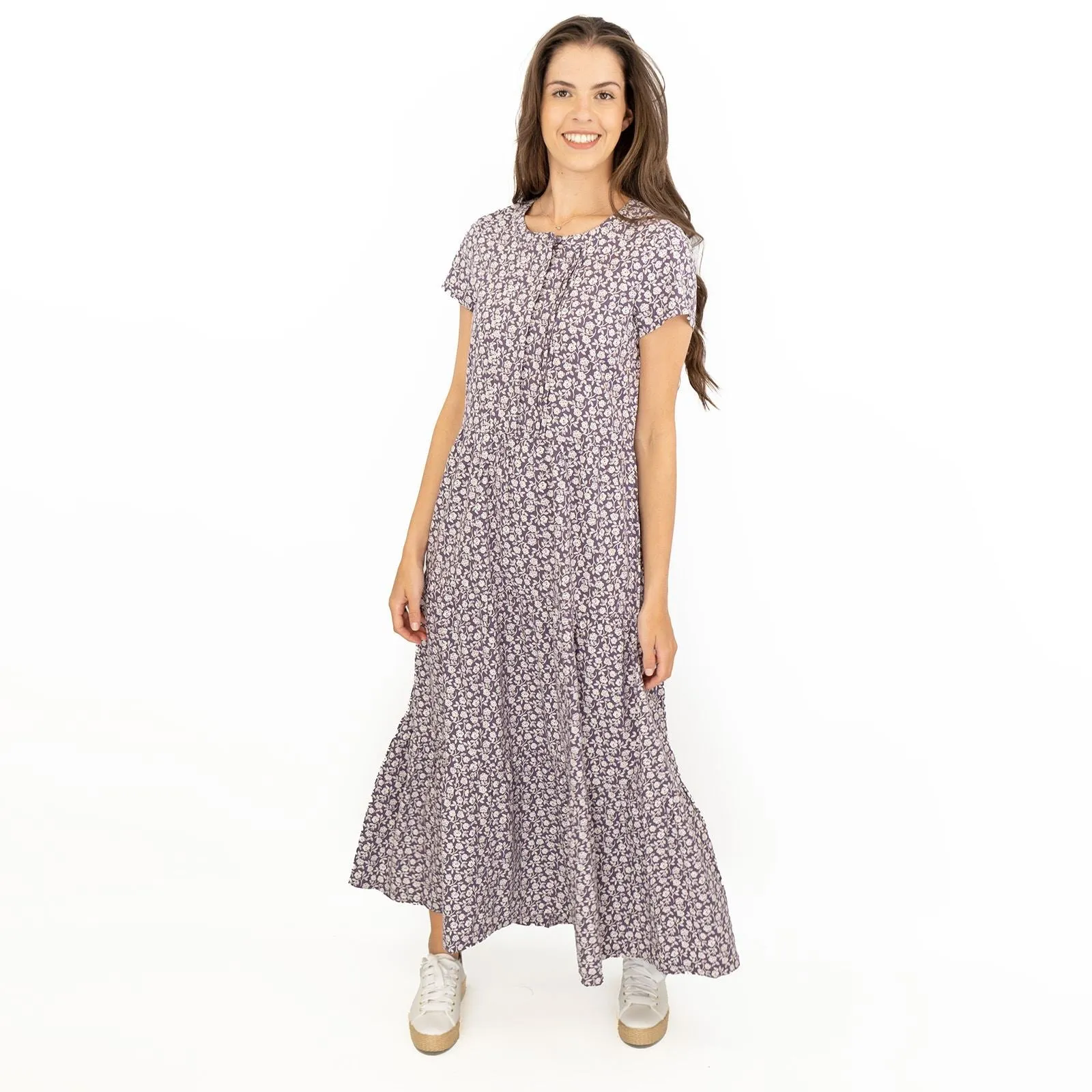 Seasalt New Dance Midi Dress Blossom Lavender