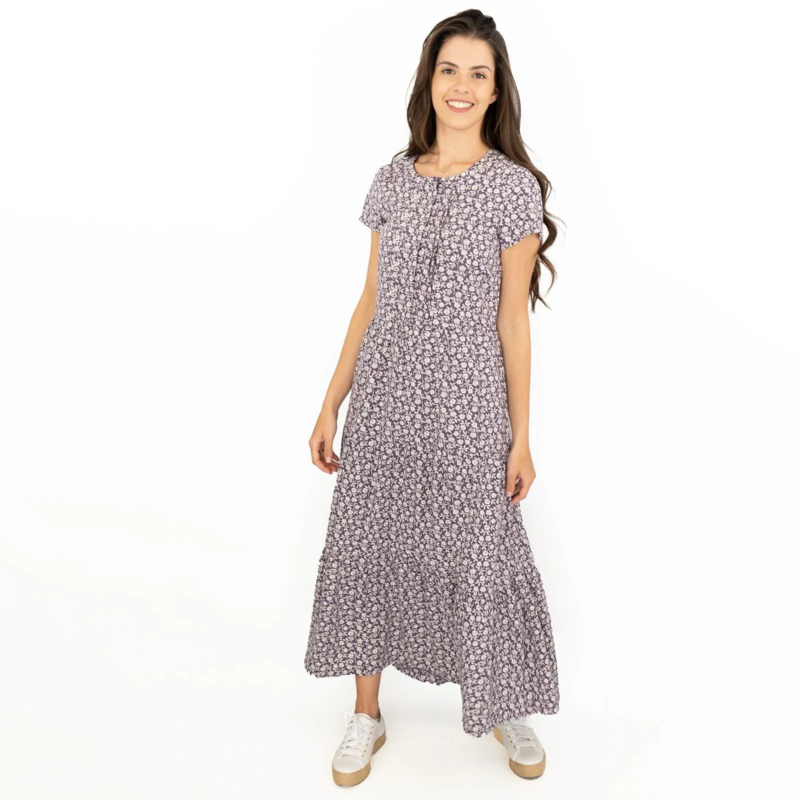 Seasalt New Dance Midi Dress Blossom Lavender