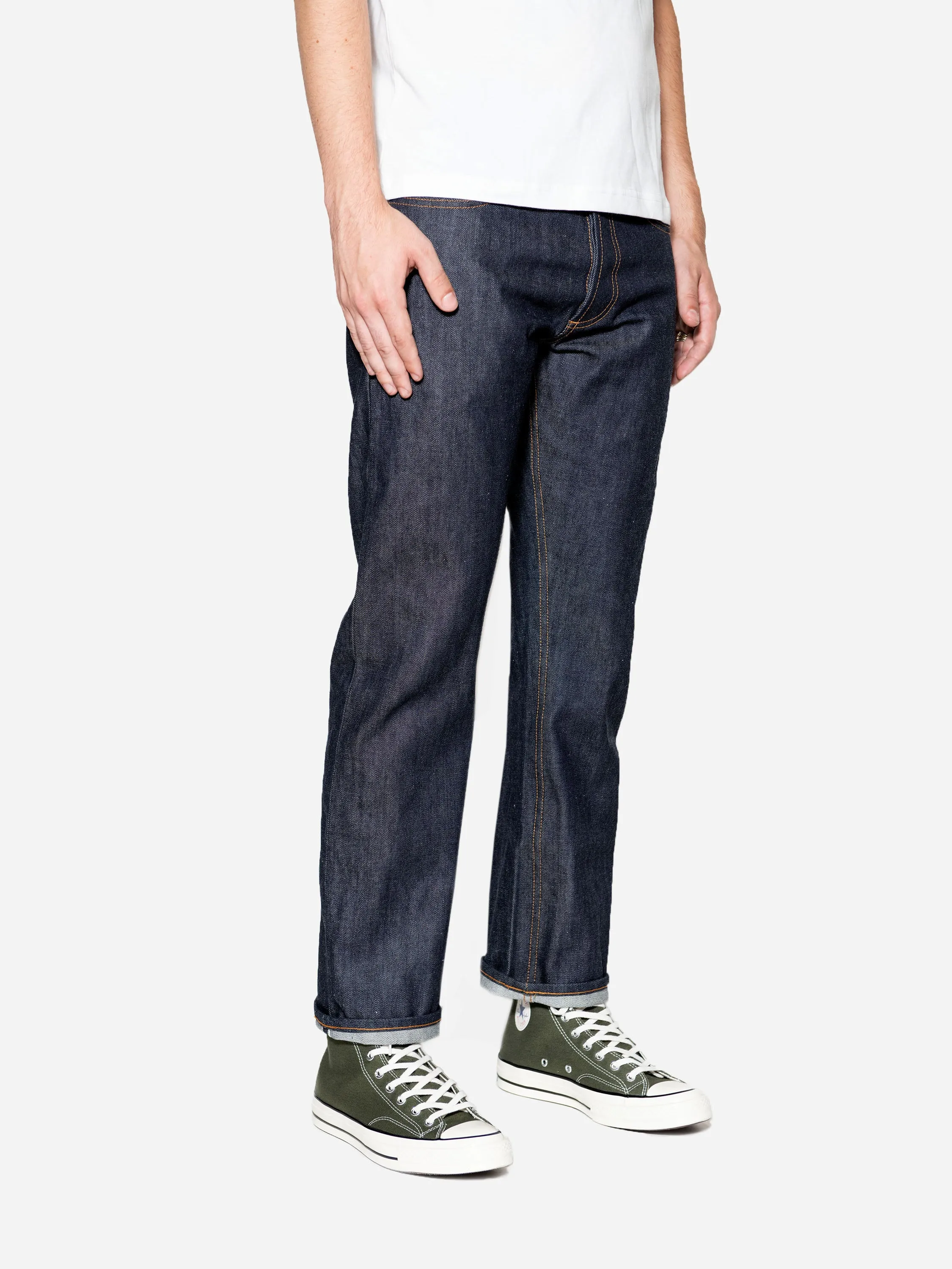 SL-100x ~ Straight Leg - Indigo Selvedge