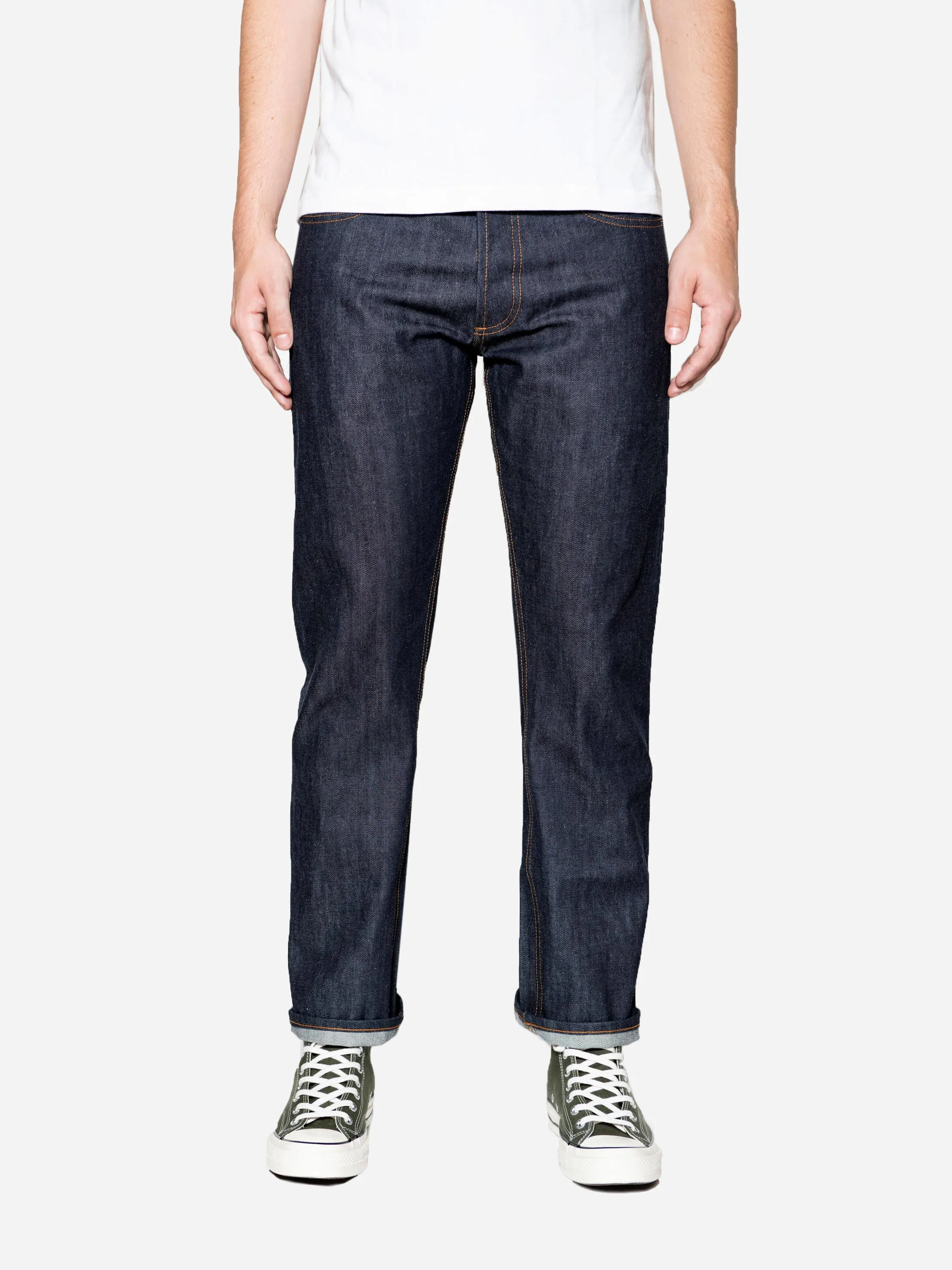 SL-100x ~ Straight Leg - Indigo Selvedge