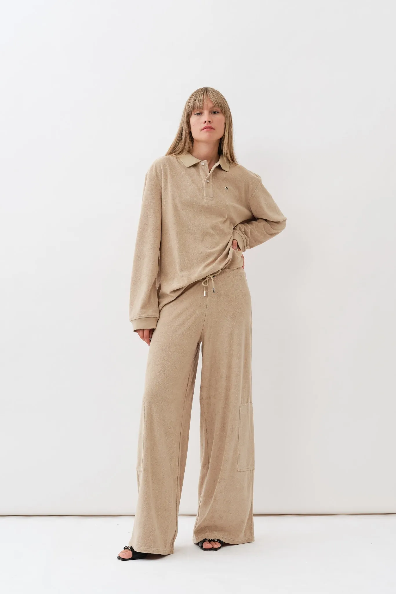 Terrycloth Pants — Biscuit